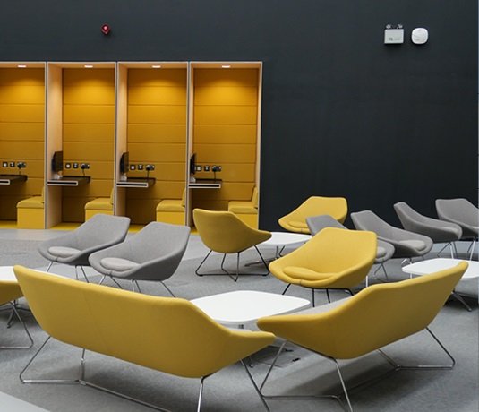 Yellow chairs 
